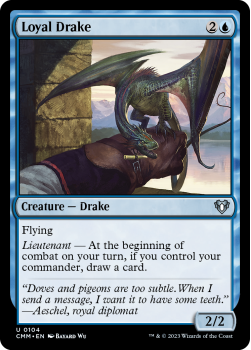 Loyal Drake single card from Magic the Gathering