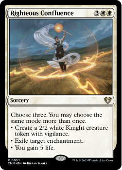 Righteous Confluence single card from Magic the Gathering