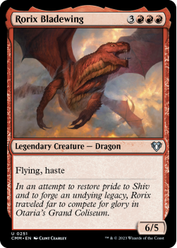 Rorix Bladewing single card from Magic the Gathering