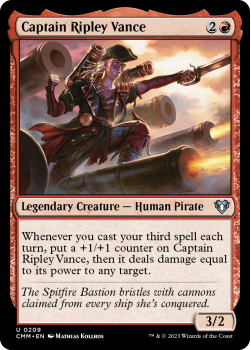 Captain Ripley Vance single card from Magic the Gathering