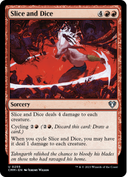 Slice and Dice single card from Magic the Gathering