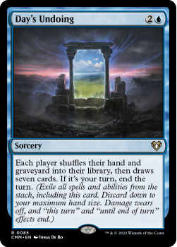 Day's Undoing single card from Magic the Gathering