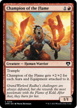 Champion of the Flame single card from Magic the Gathering
