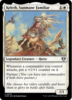 Keleth, Sunmane Familiar single card from Magic the Gathering