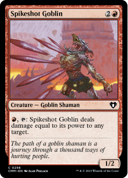 Spikeshot Goblin single card from Magic the Gathering