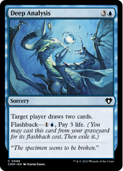 Deep Analysis single card from Magic the Gathering