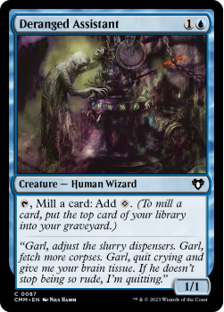 Deranged Assistant single card from Magic the Gathering