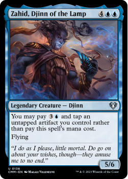 Zahid, Djinn of the Lamp single card from Magic the Gathering