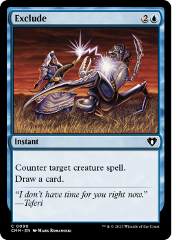 Exclude single card from Magic the Gathering