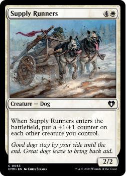 Supply Runners single card from Magic the Gathering