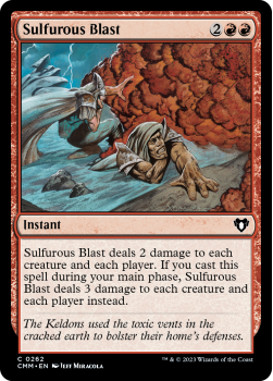 Sulfurous Blast single card from Magic the Gathering