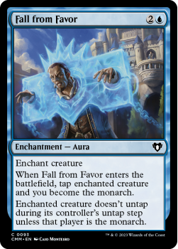 Fall from Favor single card from Magic the Gathering