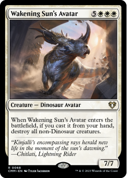 Wakening Sun's Avatar single card from Magic the Gathering