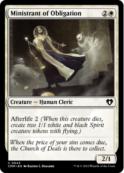 Ministrant of Obligation single card from Magic the Gathering