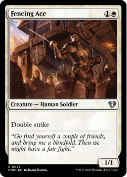 Fencing Ace single card from Magic the Gathering