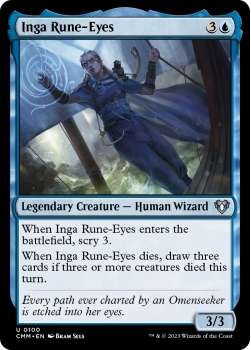 Inga Rune-Eyes single card from Magic the Gathering