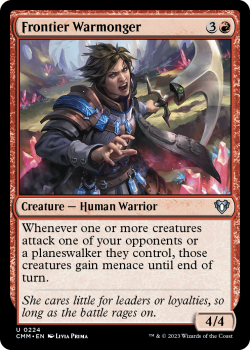 Frontier Warmonger single card from Magic the Gathering