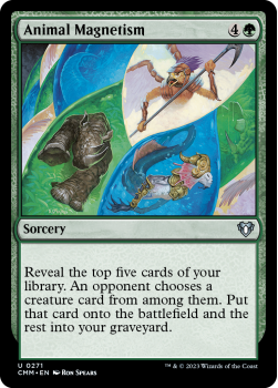Animal Magnetism single card from Magic the Gathering
