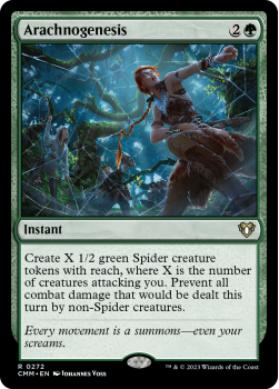 Arachnogenesis single card from Magic the Gathering
