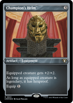 Champion's Helm (ETCHED FOIL) single card from Magic the Gathering