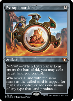 Extraplanar Lens (ETCHED FOIL) single card from Magic the Gathering