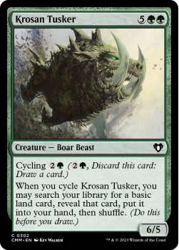 Krosan Tusker single card from Magic the Gathering