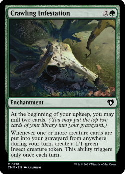 Crawling Infestation single card from Magic the Gathering