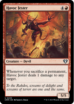 Havoc Jester single card from Magic the Gathering