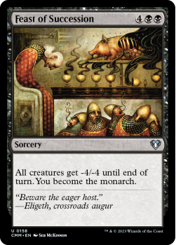 Feast of Succession single card from Magic the Gathering
