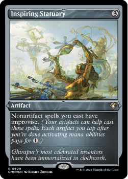Inspiring Statuary (ETCHED FOIL) single card from Magic the Gathering