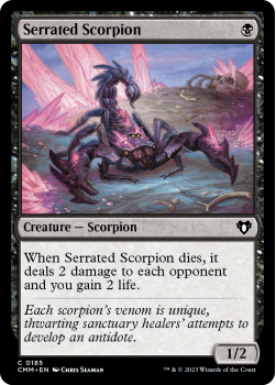 Serrated Scorpion single card from Magic the Gathering