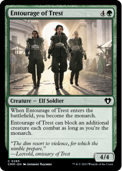 Entourage of Trest single card from Magic the Gathering