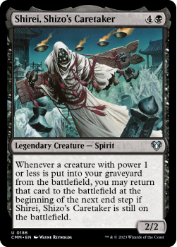 Shirei, Shizo's Caretaker single card from Magic the Gathering
