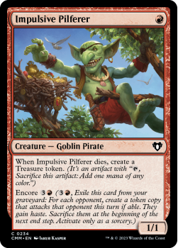 Impulsive Pilferer single card from Magic the Gathering