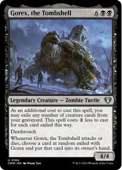 Gorex, the Tombshell single card from Magic the Gathering