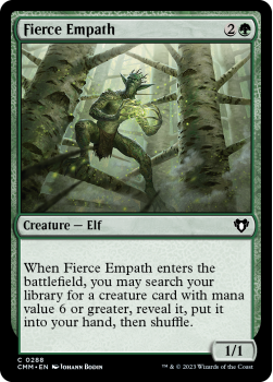 Fierce Empath single card from Magic the Gathering