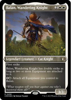 Balan, Wandering Knight (ETCHED FOIL) single card from Magic the Gathering