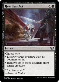 Heartless Act single card from Magic the Gathering