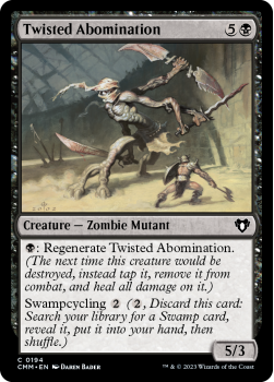 Twisted Abomination single card from Magic the Gathering