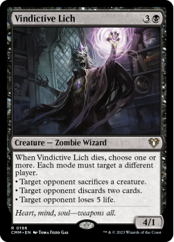 Vindictive Lich single card from Magic the Gathering