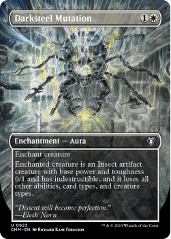 Darksteel Mutation (BORDERLESS) single card from Magic the Gathering