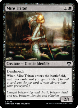 Mire Triton single card from Magic the Gathering