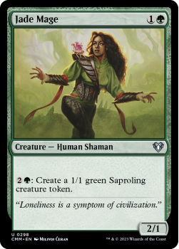 Jade Mage single card from Magic the Gathering