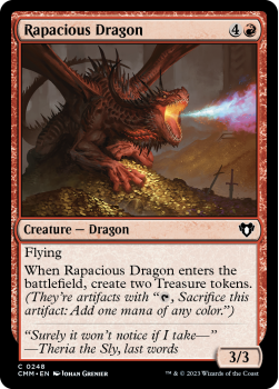 Rapacious Dragon single card from Magic the Gathering