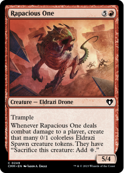 Rapacious One single card from Magic the Gathering