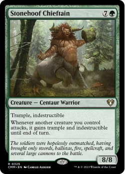 Stonehoof Chieftain single card from Magic the Gathering