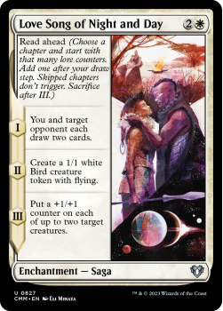 Love Song of Night and Day single card from Magic the Gathering