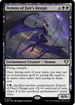 Demon of Fate's Design single card from Magic the Gathering