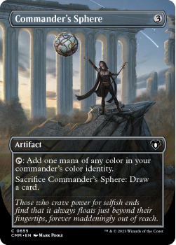 Commander's Sphere (BORDERLESS) single card from Magic the Gathering