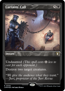 Curtains' Call (ETCHED FOIL) single card from Magic the Gathering